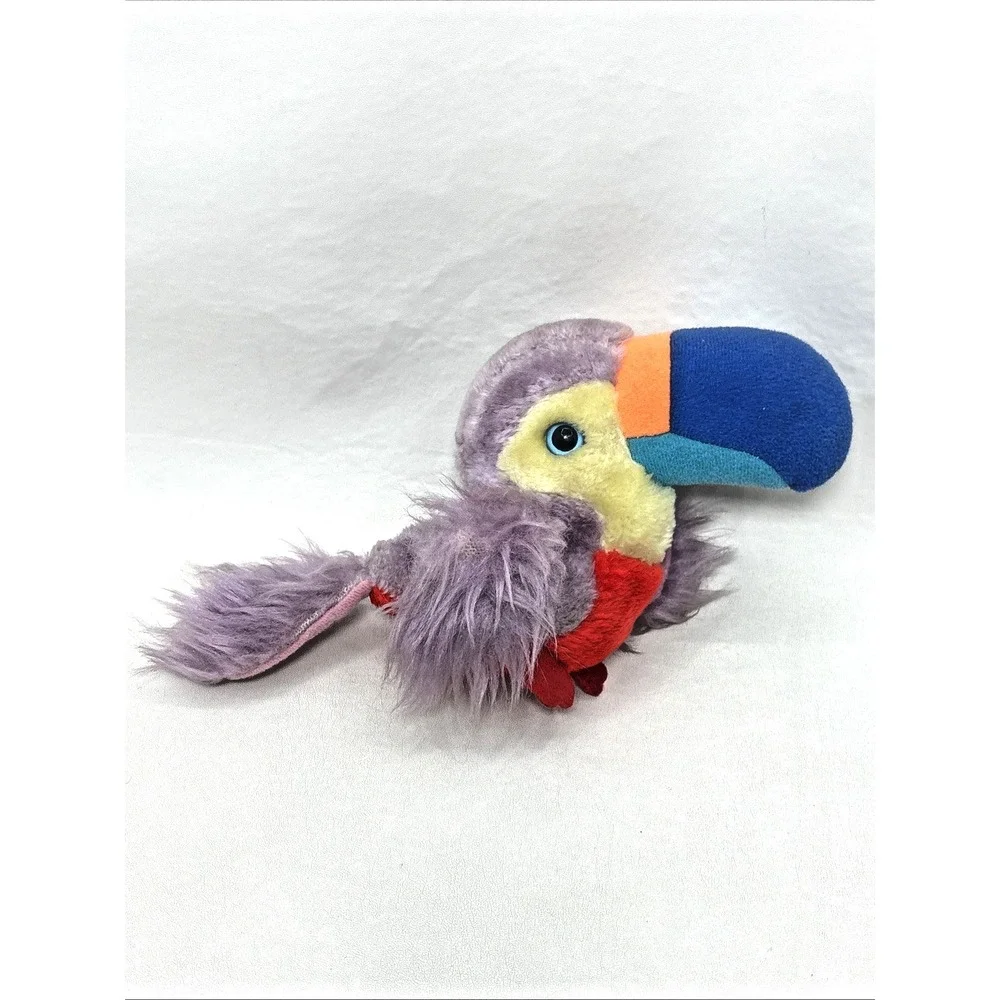 Dan Brechner‎ Purple Toucan Parrot Bird Plush Vintage 8